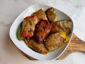 Bell Peppers with Fish Paste